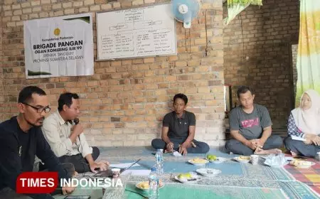 PPL dan Mahasiswa Polbangtan Malang Kawal Penyusunan AD/ART Brigade Pangan di OKI