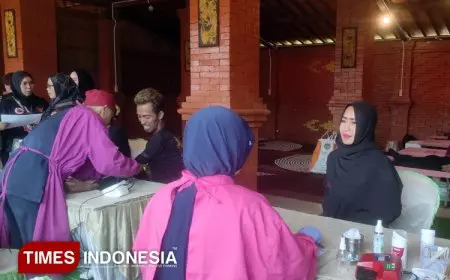 Setahun LSM Harimau Ditandai Donor Darah Bersama PMI Banjarnegara