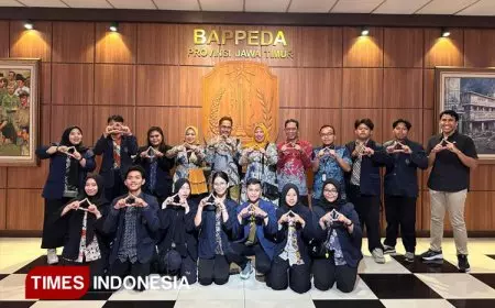 Mahasiswa Akuntansi Universitas Widya Gama Malang Gali Ilmu Perencanaan Pembangunan di Bappeda Jatim