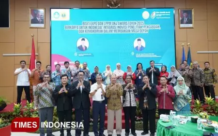 Rektor UNJ Dorong Riset Inovatif dan Berdampak dalam Riset Expo dan LPPM Award 2025