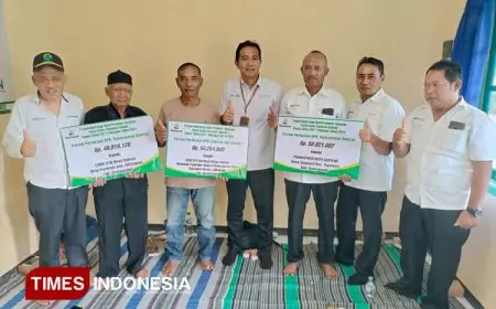 Perhutani Banyuwangi Selatan Serahkan Dana Bagi Hasil ke LMDH