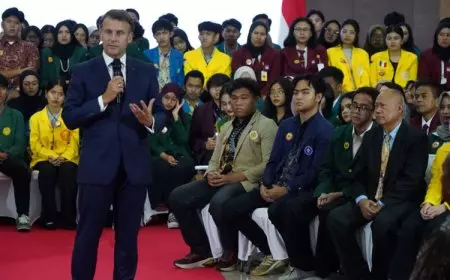 Presiden Emmanuel Macron Kunjungi UNJ, dari Diskusi Konflik Global, Iklim, Francophonie, hingga Hubungan Ekonomi Prancis-Indonesia