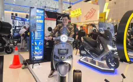 United E-Motor Bawa Motor Listrik Andalan ke IIMS 2025 Surabaya, Target Penjualan 100 Unit
