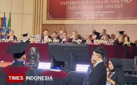 Rektor Didin Bersyukur, Wisuda ke-XXII Gelombang 1 USB YPKP Tahun Akademik 2024–2025 Berjalan Sukses