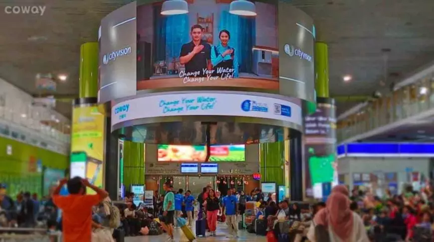Isi Ulang Kebaikan di Perjalanan, Coway Dukung KAI Sediakan Refill Air Minum di Stasiun