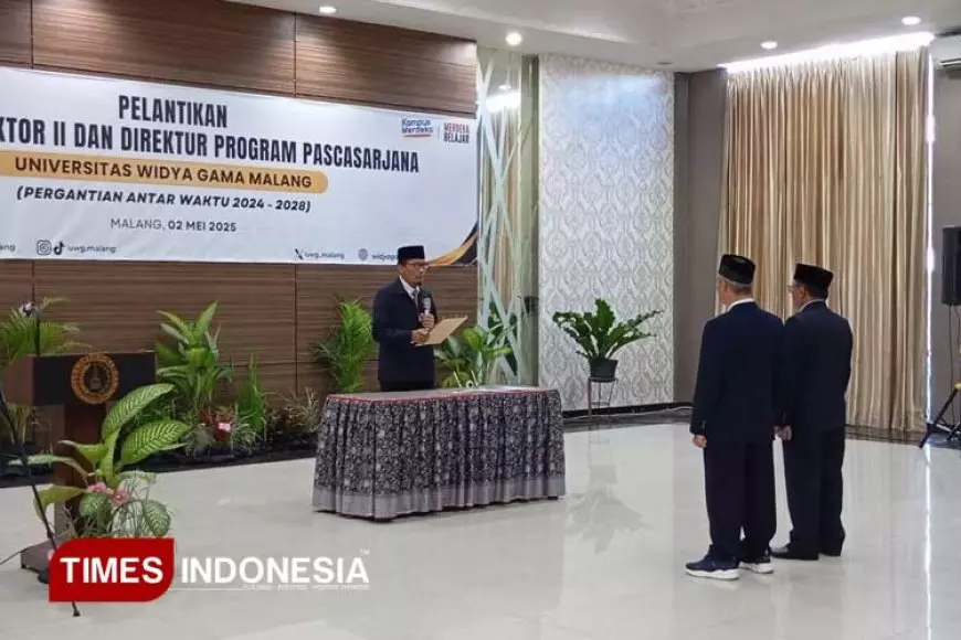 Dua Pejabat Strategis PAW Resmi Dilantik, Rektor UWG Malang Tegaskan Komitmen Menuju Kampus Unggul