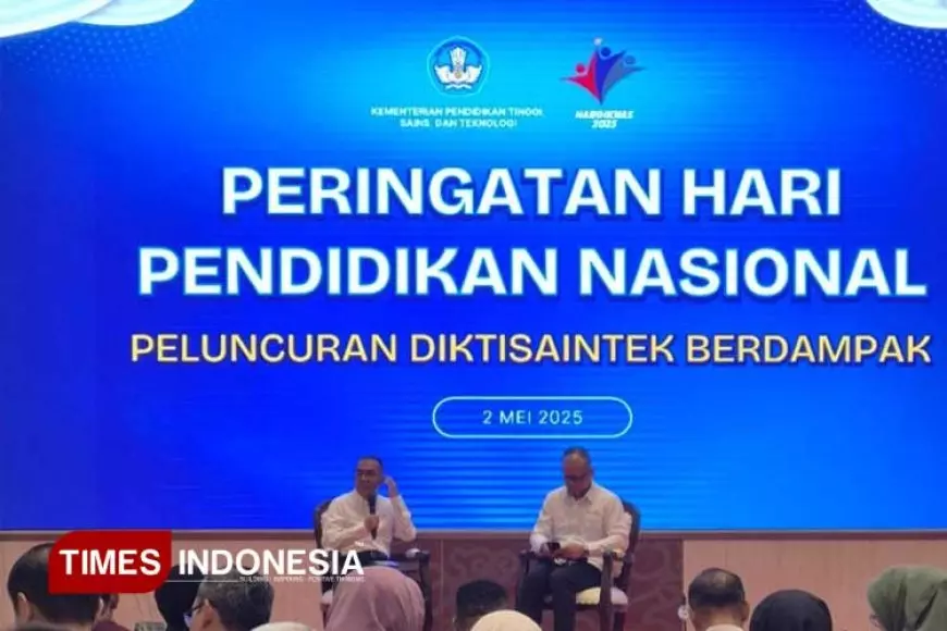 Rektor UNJ Hadiri Peringatan Hardiknas dan Peluncuran Logo "Diktisaintek Berdampak" oleh Mendiktisaintek