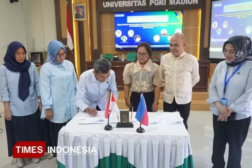 UNIPMA Madiun Sambut Delegasi ISAT-U Philippines dalam Program Faculty Mobility