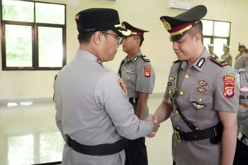 Sertijab Kasat Lantas, Kapolres Banjar Beri Pesan Ini