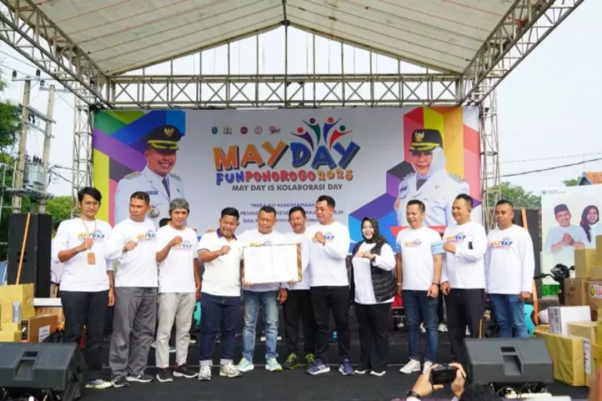 Dandim Ponorogo Hadiri Peringatan May Day 2025