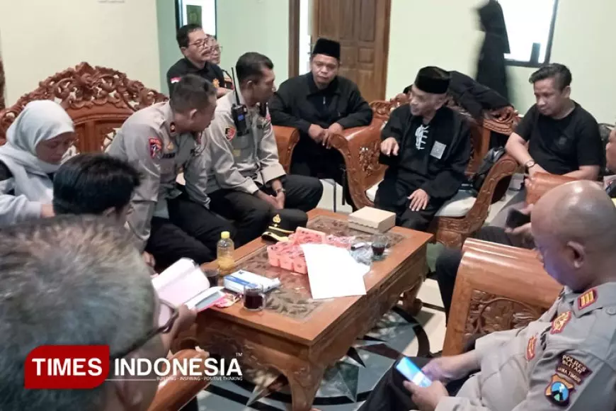 Polres Blitar Silaturahmi ke Padepokan PSHT, Perkuat Sinergi Kamtibmas