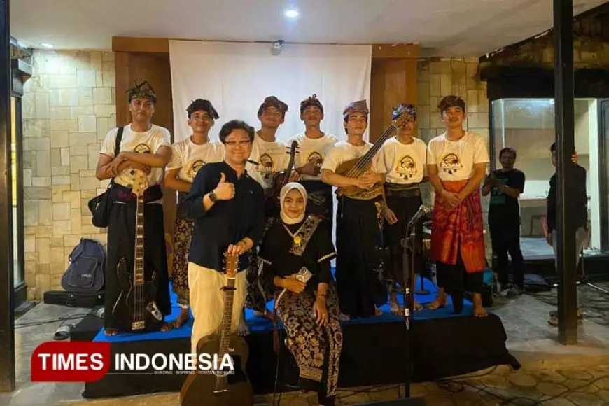 Mahasiswa Universitas Hamzanwadi Gandeng Seniman Korea Selatan Promosikan Musik Tradisional Sasak ke Dunia Internasional