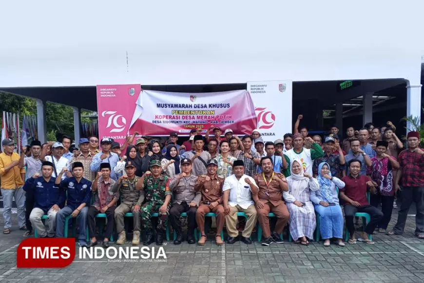 Jalankan Program Presiden, Pemdes Sidomukti Bentuk Pengurus Koperasi Desa Merah Putih