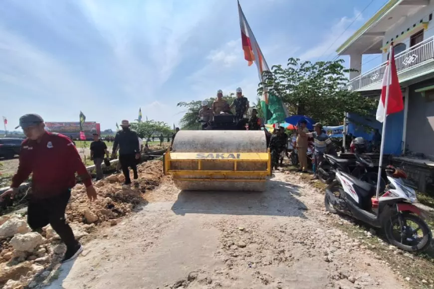 TMMD ke-124 Kodim 0812 Lamongan Resmi Dibuka: Simbol Semangat Gotong Royong dan Harapan Baru Desa