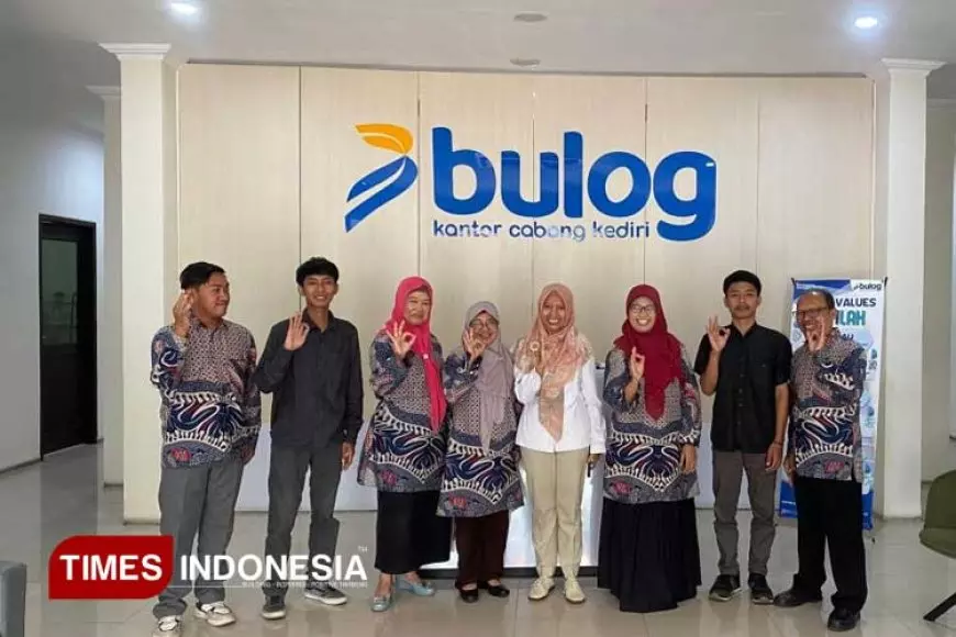 P2K2 UWG Malang Monitoring Mahasiswa Magang BUMN di BULOG Kediri