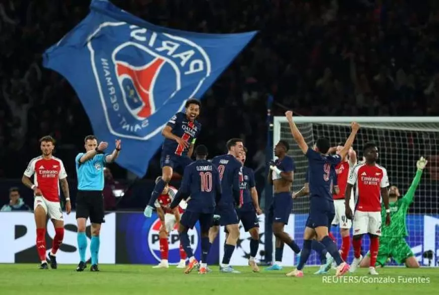 Arsenal Gagal ke Final Liga Champions, Ditaklukkan PSG di Semifinal