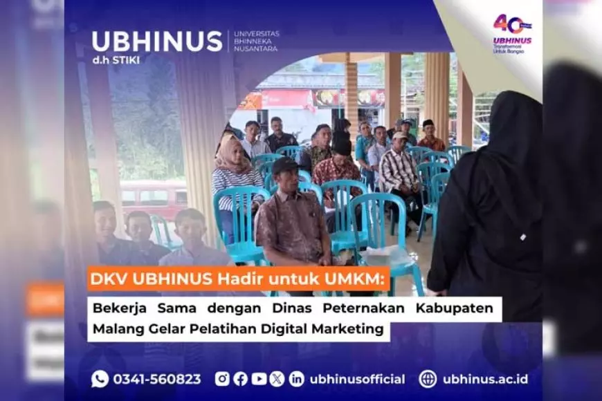 DKV UBHINUS Hadir untuk UMKM: Bekerja Sama dengan Dinas Peternakan Kabupaten Malang