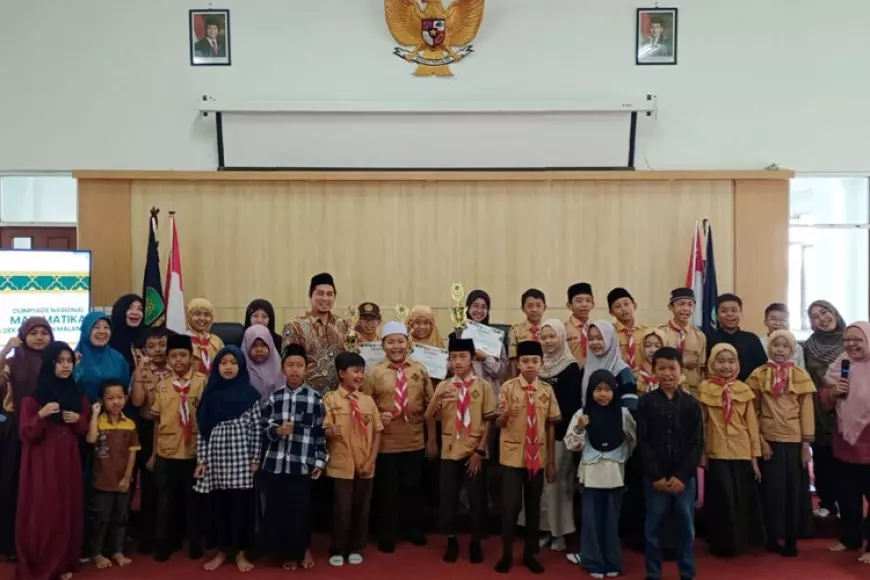 LP Ma’arif NU Kota Malang Gelar Olimpiade Matematika untuk Tingkat MI/SD, Ini Daftar Juaranya