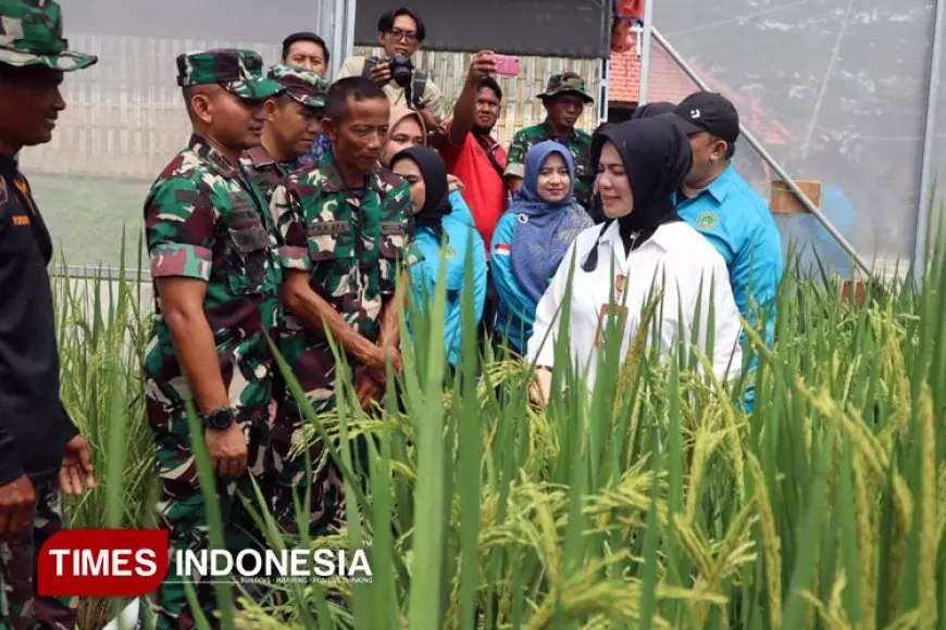 Kepala LLDIKTI Jatim Sebut Kampung Pandu Kodim Lamongan Model Pertanian Terpadu yang Layak Direplikasi