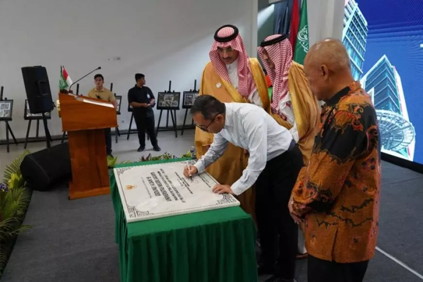 Minister of Higher Education, Science, and Technology of the Republic of Indonesia Inaugurates Two UNJ SFD Project Buildings