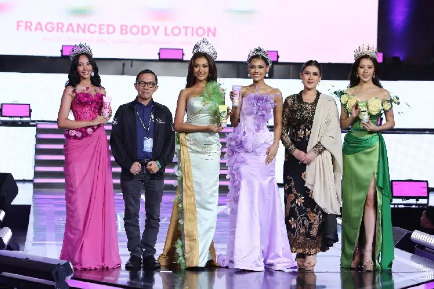 Di Ajang Puteri Indonesia 2025, Mustika Ratu Luncurkan Seri Body Care Terbaru