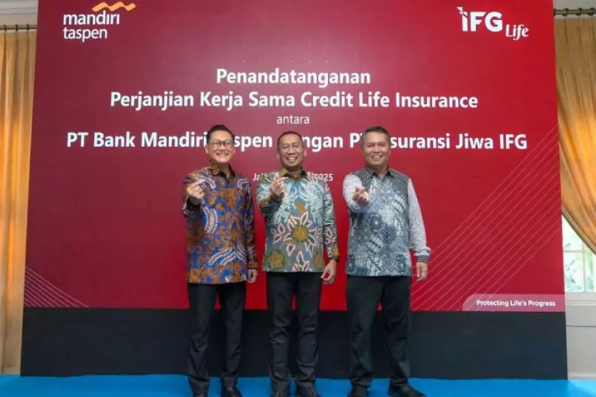 Bank Mandiri Taspen dan IFG Life Jalin Kerja Sama Asuransi Jiwa Kredit