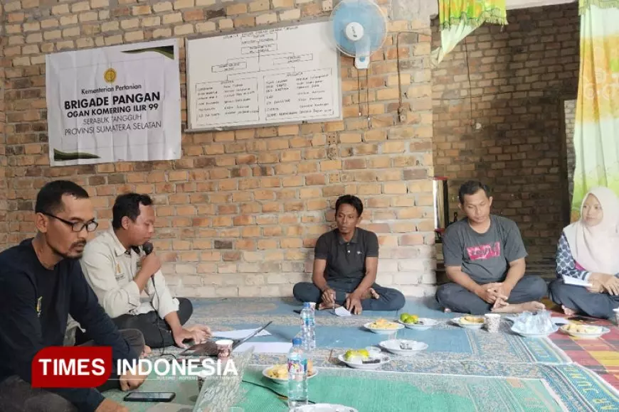 PPL dan Mahasiswa Polbangtan Malang Kawal Penyusunan AD/ART Brigade Pangan di OKI