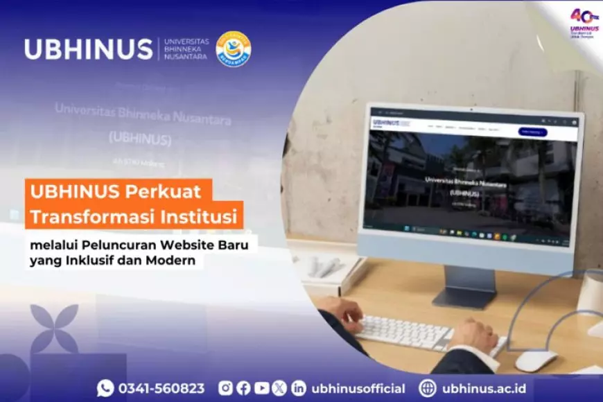 UBHINUS Perkuat Transformasi Institusi melalui Peluncuran Website Baru yang Inklusif dan Modern