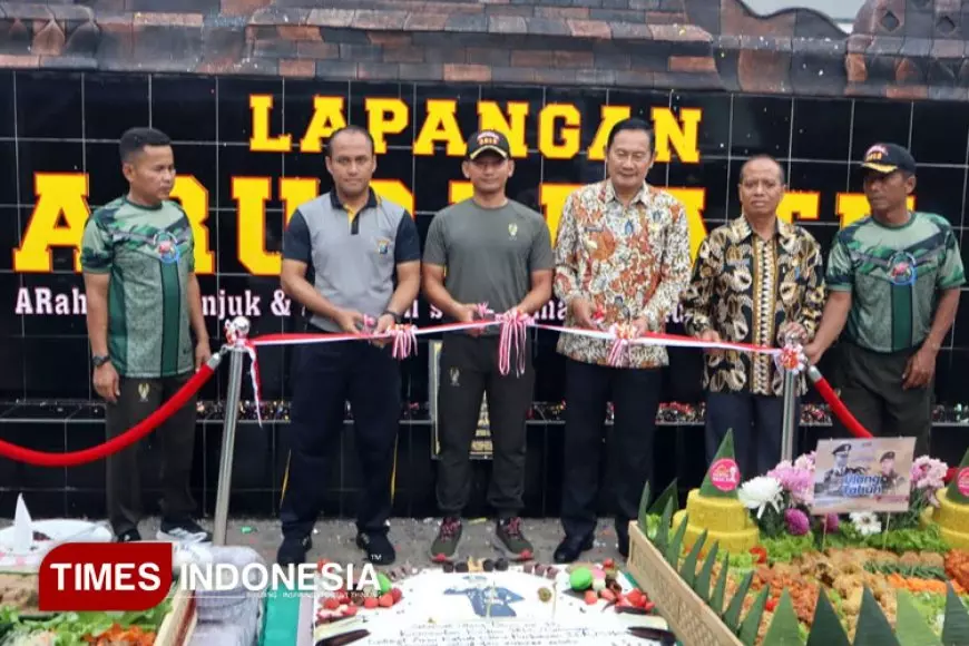 Peresmian Lapangan Arupadatu: Kado Istimewa di Ulang Tahun Dandim Lamongan