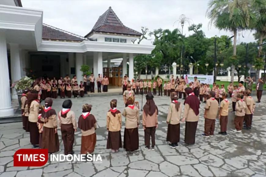 Siap Menjadi Pemimpin Masa Depan: Pramuka Siaga Datang Langsung ke Pendopo Majalengka