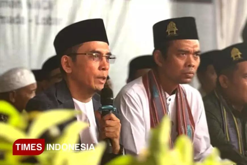 Pertemuan Langka Dua Ulama Besar, TGB dan UAS Teguhkan Ukhuwah Islamiyah di Lombok