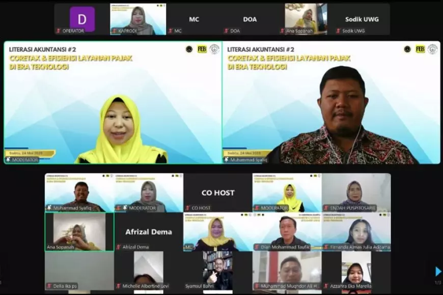 HMJ Akuntasnsi UWG Malang Gelar Literasi Akuntansi Batch #2: Kupas Tuntas Coretax dan Efisiensi Perpajakan di Era Digital