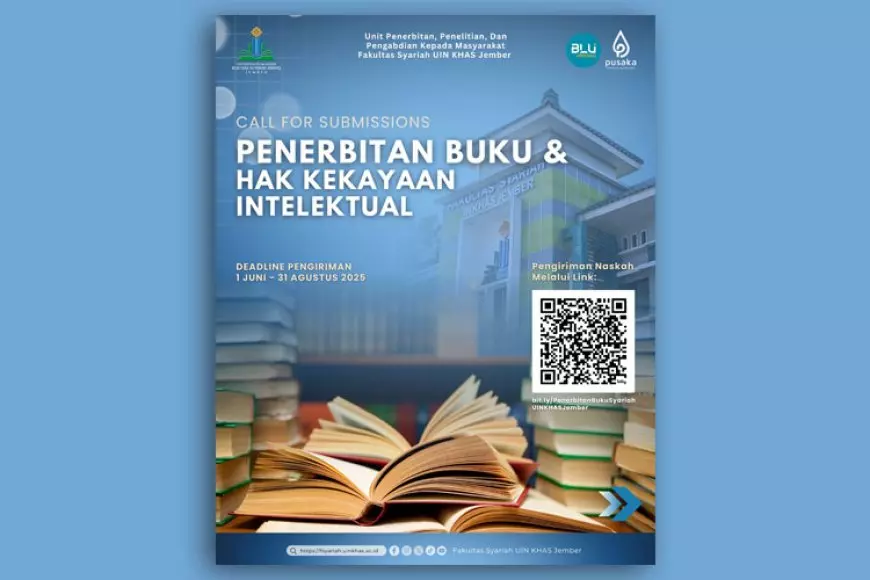 Dorong Dosen Produktif, Fakultas Syariah UIN KHAS Jember Bantu Terbitkan Buku dan HKI