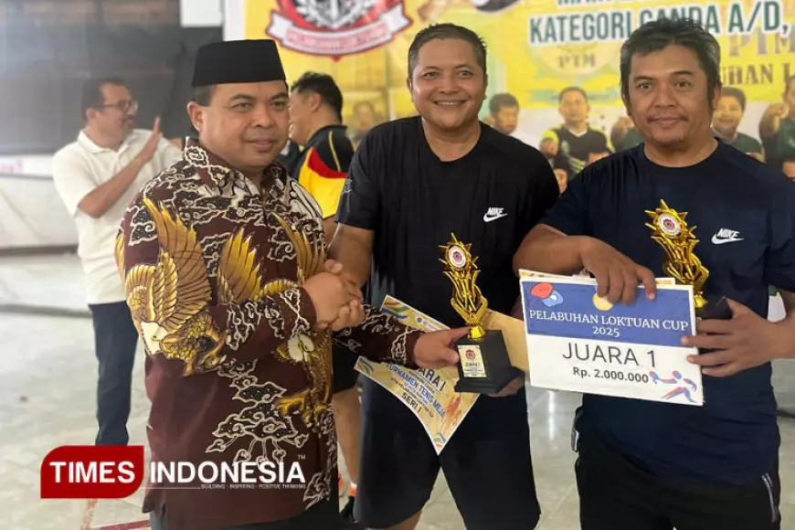 Wawali Bontang Agus Haris Tutup Turnamen Tenis Meja PTM Pelabuhan Cup I