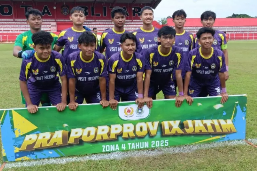 Sepakbola Kota Kediri Lolos ke Porprov Jatim 2025, Kabupaten Kediri Kandas di Pra Porprov