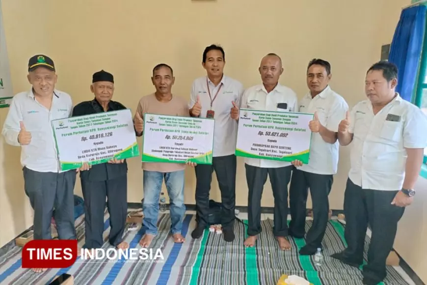 Perhutani Banyuwangi Selatan Serahkan Dana Bagi Hasil ke LMDH