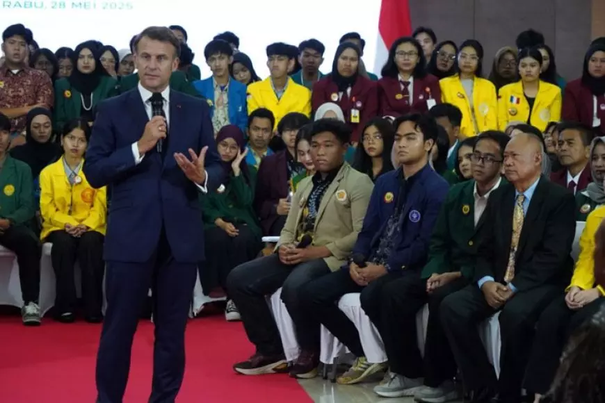 Presiden Emmanuel Macron Kunjungi UNJ, dari Diskusi Konflik Global, Iklim, Francophonie, hingga Hubungan Ekonomi Prancis-Indonesia