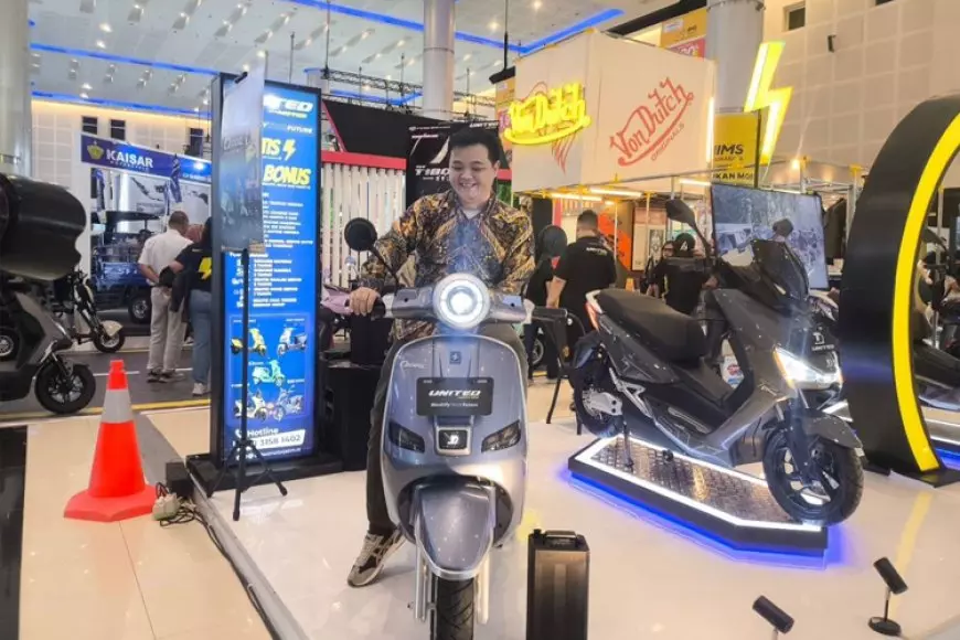 United E-Motor Bawa Motor Listrik Andalan ke IIMS 2025 Surabaya, Target Penjualan 100 Unit