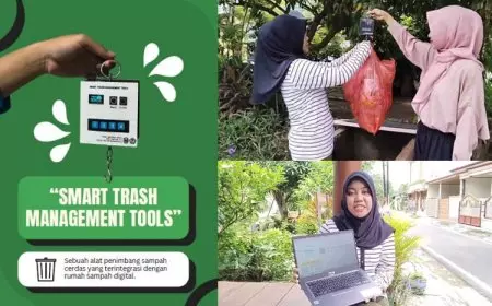 Inovasi Mahasiswa UNIPMA, Ciptakan Timbangan Sampah Pintar Smart Trash Management Tools