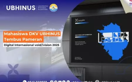 Mahasiswa DKV UBHINUS Tembus Pameran Digital Internasional void//vision 2025
