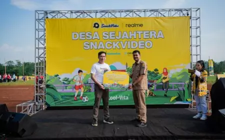 SnackVideo Lanjutkan Program â€œDesa Sejahteraâ€� di Cianjur: Dorong Olahraga dan Bakat Muda Desa
