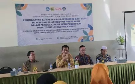 Tingkatkan Kompetensi Profesional, Tim Prodi S3 PKLH SPs UNJ Beri Pelatihan Bagi Guru di SMP Bogor