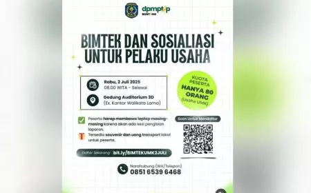 DPMPTSP Bontang akan Menggelar Bimtek dan Sosialisasi untuk Pelaku Usaha UMK