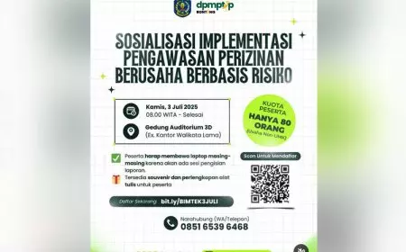 DPMPTSP Bontang Gelar Kegiatan Sosialisasi untuk Non-UMK pada Awal Juli 2025