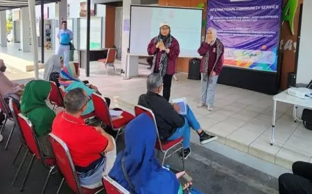 Pedagang Pasar Sinpasa Didorong Mandiri Lewat Edukasi Produk Halal dan Pengelolaan Sisa Produk