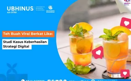 Teh Buah Viral Berkat Like: Studi Kasus Keberhasilan Strategi Digital dari UBHINUS Malang