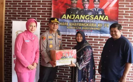 Jalin Kehangatan di Hari Bhayangkara Ke-79, Polresta Banyuwangi Kunjungi Purnawirawan dan Keluarga Besar Polri