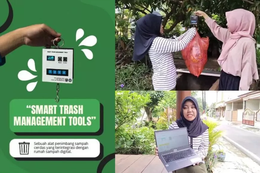Inovasi Mahasiswa UNIPMA, Ciptakan Timbangan Sampah Pintar Smart Trash Management Tools