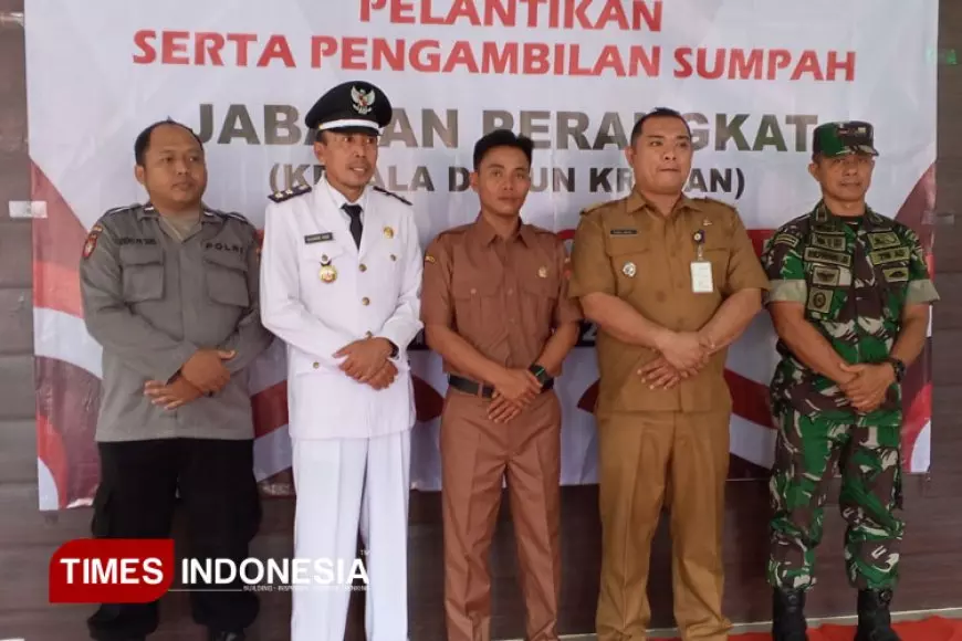 Kepala Dusun Krajan Dilantik, Camat Mayang Ingatkan soal Pengabdian