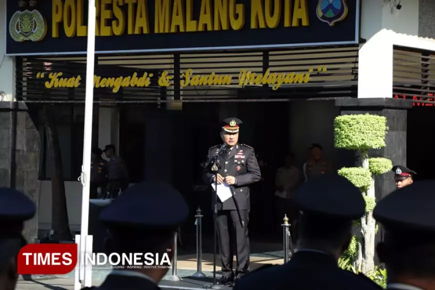 Peringati Hari Lahir Pancasila, Kapolresta Malang Kota Berikan Penghargaan ke Personel dan Masyarakat